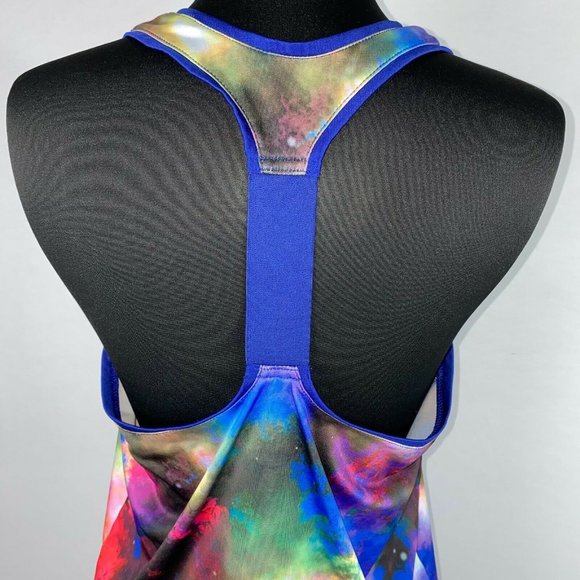 So Brand Juniors M Space Like Tie Dye Abstract Top - Picture 6 of 8